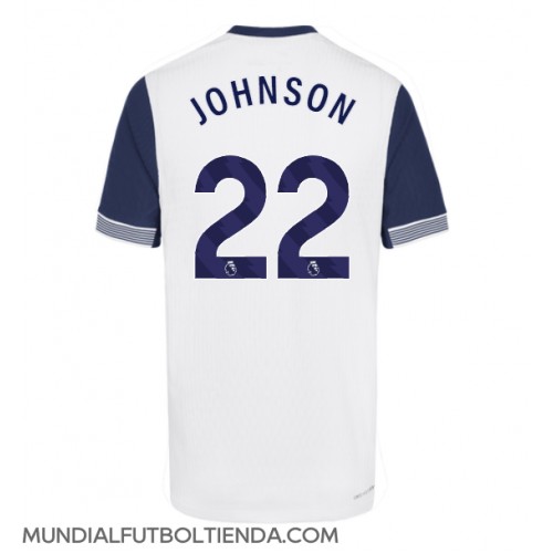 Camiseta Tottenham Hotspur Brennan Johnson #22 Primera Equipación Replica 2024-25 mangas cortas